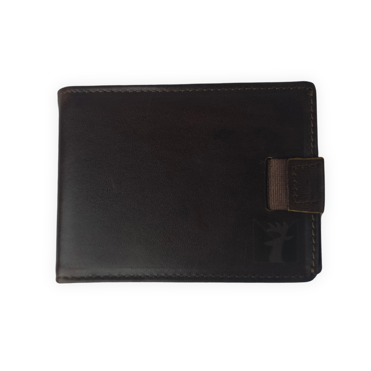 Men’s Genuine Leather Bifold Wallet with Money Clip, 6 Card Slots & RFID Blocking Protection – Dark Brown