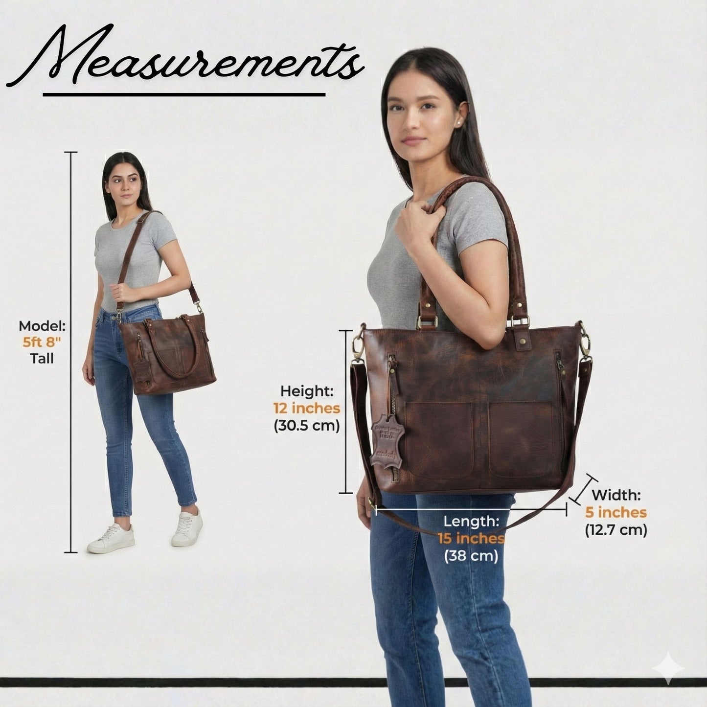 Women's Tote Real Leather Crossbody Top Handle Office Purse Handbag