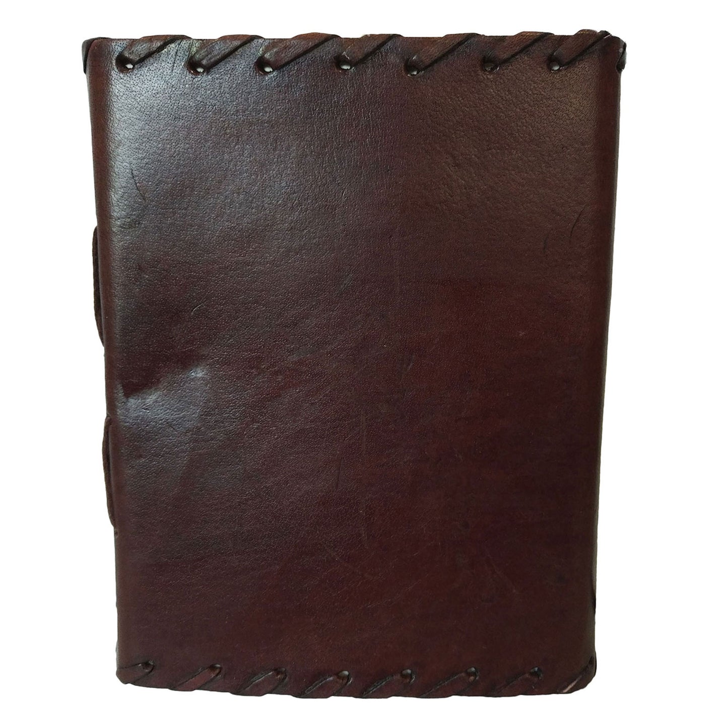 Vintage Leather Brown Handmade Diary clasp lock Notebook Organiser