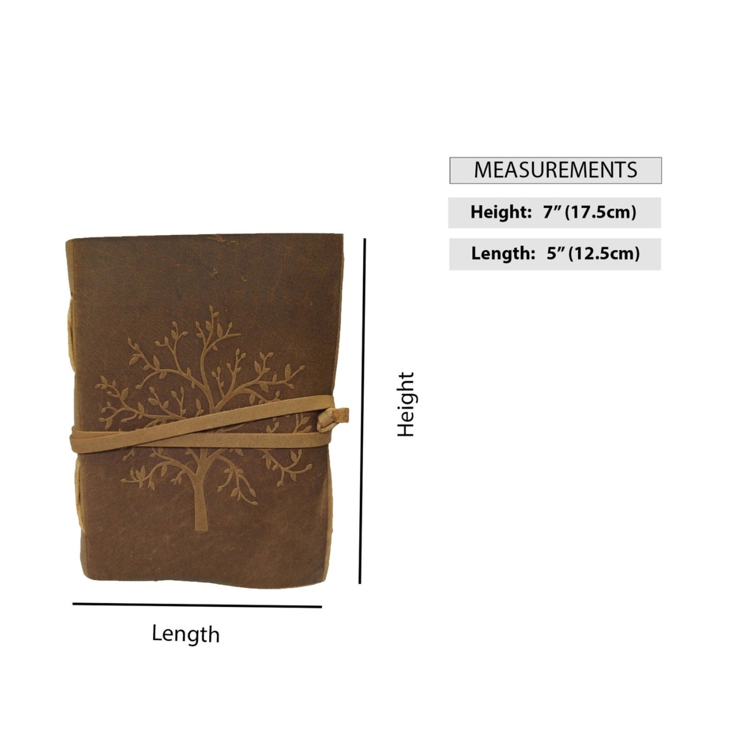 Genuine Leather Tree Of life Diary Handmade Journal Gift Blank Notebook