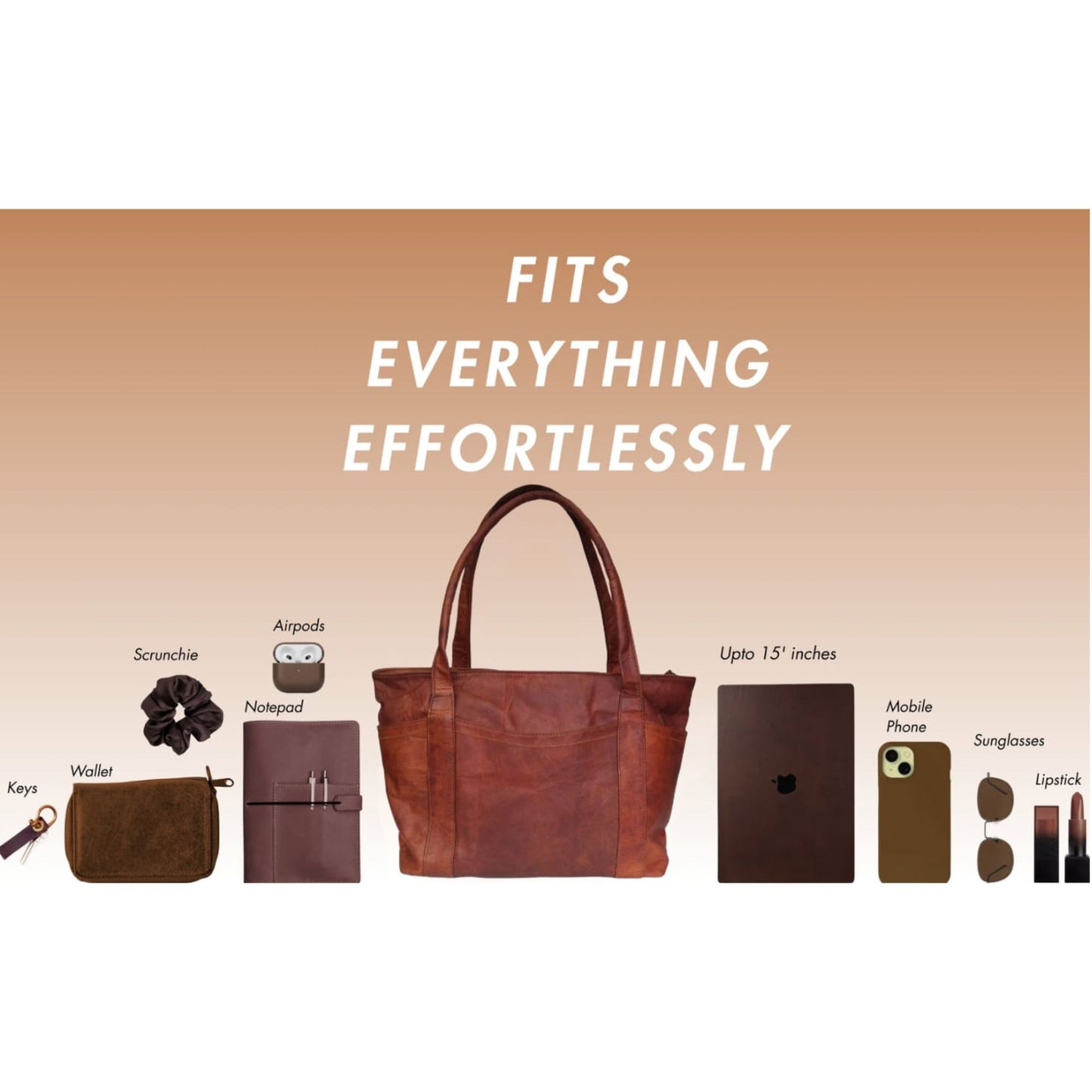 Womens Shoulder Handbag Genuine Leather Brown Ladies Tote Satchel Purse Bag