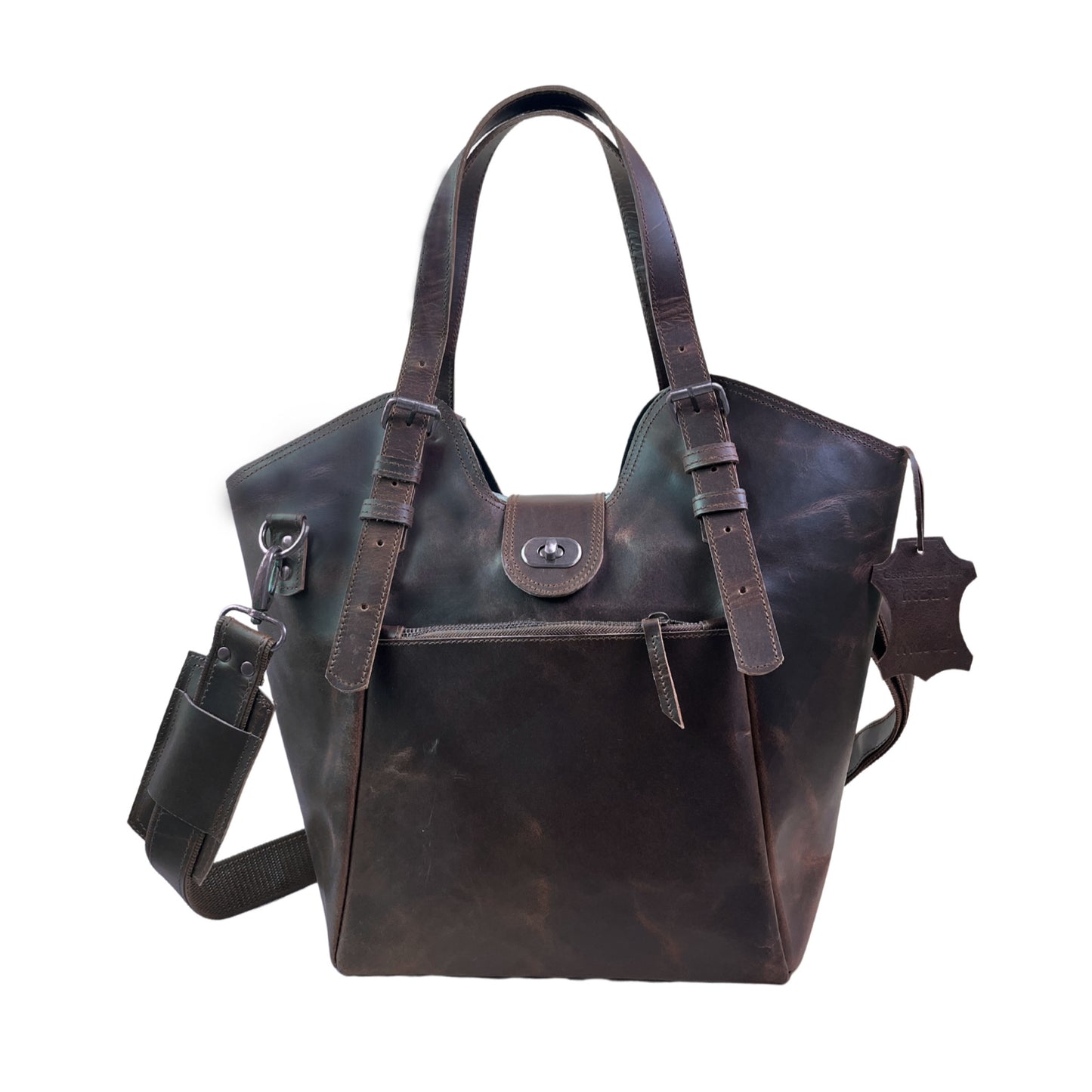 Large Leather Shoulder Bag Work Office Tote Travel Shopper Handbag Hobo Purse