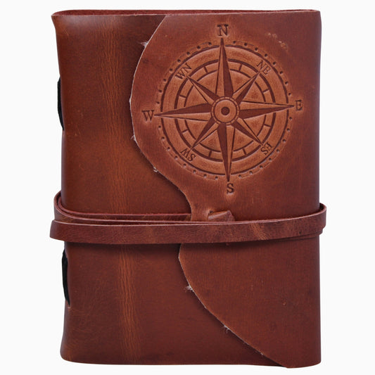 Genuine Leather Bound Brown Journal Handmade Diary Sketchers Writting Notebook