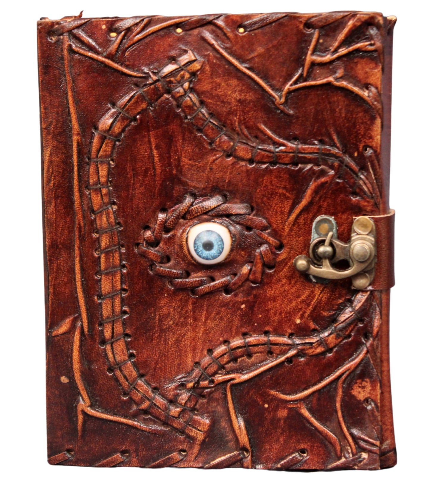 Madosh, Genuine Leather Bound Journal Office Notepad Diary Hocus Pocus Grimoire Book Handcrafted Plain Notebook