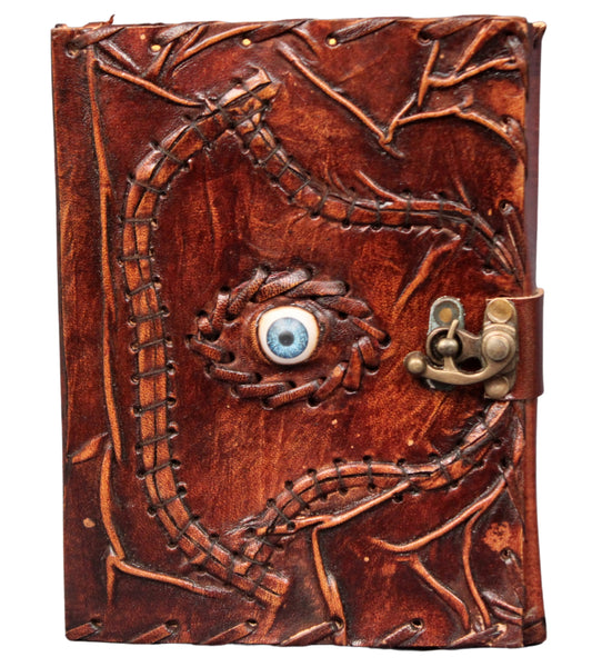 Madosh, Genuine Leather Bound Journal Office Notepad Diary Hocus Pocus Grimoire Book Handcrafted Plain Notebook